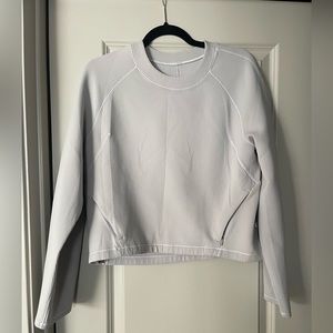 Lululemon Light Blue Grey Softstreme Sweatshirt